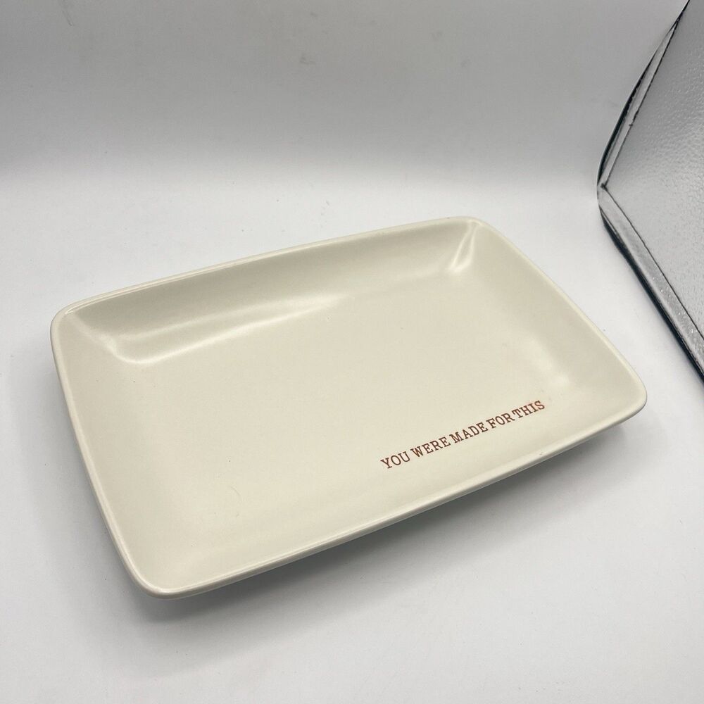 Hearth & Hand with Magnolia Stoneware Rectangle Platter YOU WERE MADE FOR THIS